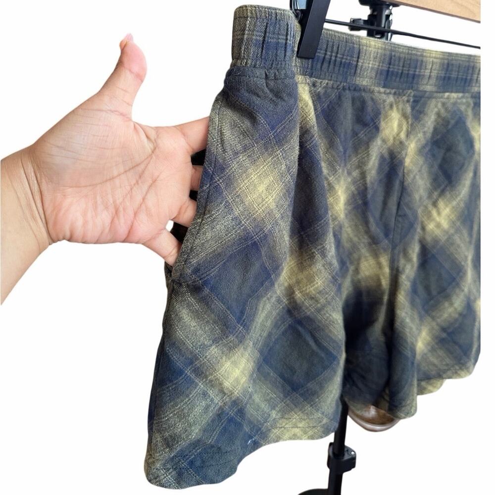 Pendleton Cotton Plaid Shorts Side Pockets Size Large Green Comfortable - Picture 4 of 7